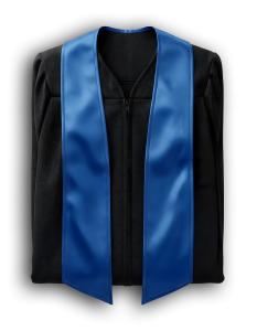 Graduation Gown And Stole PowerPoint clipart graphic preview.