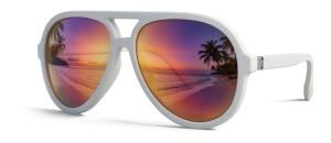 Sunglasses Beach Reflection PowerPoint clipart graphic preview.