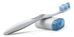 Brush And Floss PowerPoint clipart graphic preview.