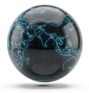 Global Operations Sphere Apac PowerPoint clipart graphic preview.