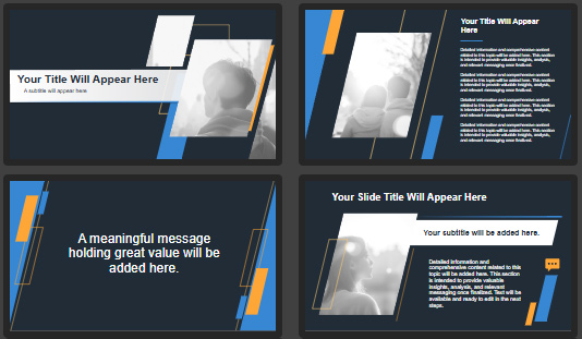 Diagonal slides preview.