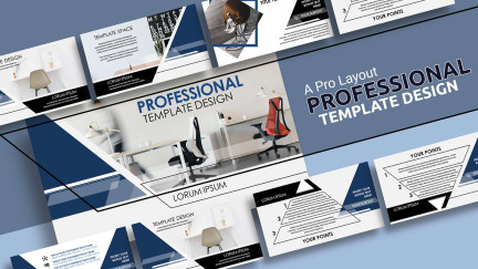 Professional widescreen presentation deck featuring custom slide layouts from the Professional Template Design, structured for corporate operations tracking, strategic business execution, and professional reporting.