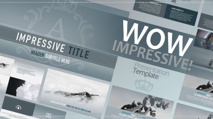Wow Impressive Design Template | PresenterMedia