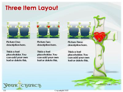 Slide 2 layout from the Cross Of Love presentation deck.