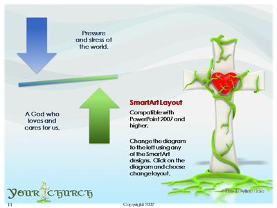 Slide 3 layout from the Cross Of Love presentation deck.