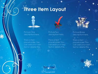 Slide 2 layout from the Winter Swirl presentation deck.