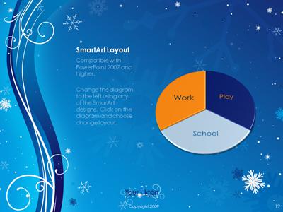 Slide 4 layout from the Winter Swirl presentation deck.