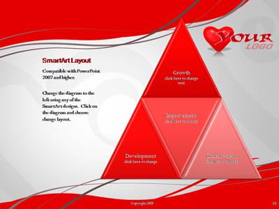 Slide 2 layout from the Double Hearts presentation deck.