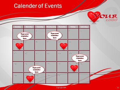 Slide 4 layout from the Double Hearts presentation deck.