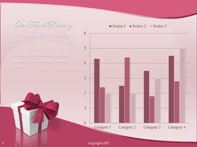 Slide 4 layout from the Valentine Hearts presentation deck.