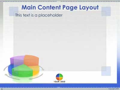 Slide 2 layout from the Business Pie Chart presentation deck.