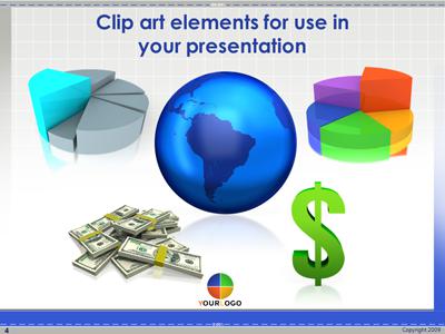 Slide 4 layout from the Business Pie Chart presentation deck.
