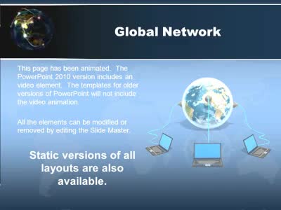 Slide 2 layout from the Global Network presentation deck.