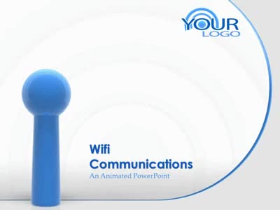 Slide 1 layout preview from the wifi wireless internet symbol  deck, optimized for digital transformation strategies.