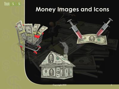 Slide 3 layout from the Helping up Money presentation deck.