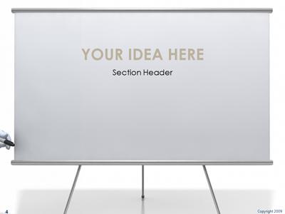 Slide 4 layout from the Pitch Me Your Idea presentation deck.
