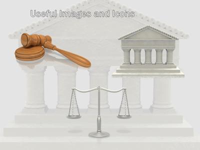 Slide 3 layout from the Justice Scale presentation deck.