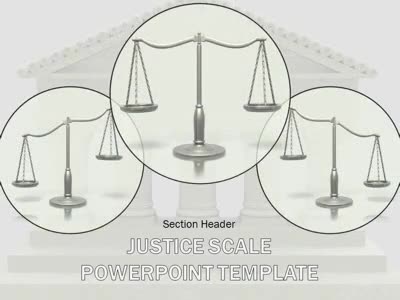 Slide 4 layout from the Justice Scale presentation deck.