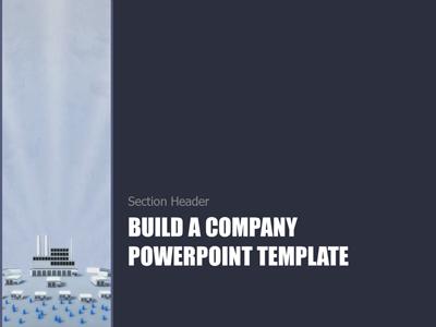 Slide 4 layout from the Build A Company presentation deck.