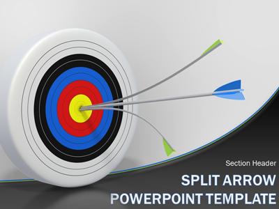 Slide 4 layout from the Split the Arrow presentation deck.