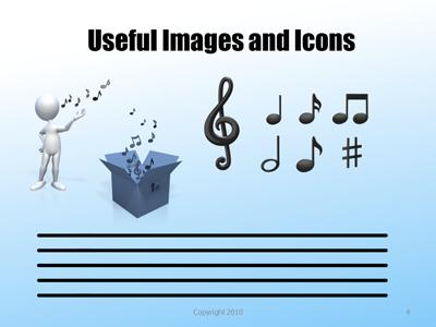 Slide 4 layout from the Stylish Musical Flow presentation deck.