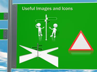 Slide 3 layout from the Street Sign Direction presentation deck.