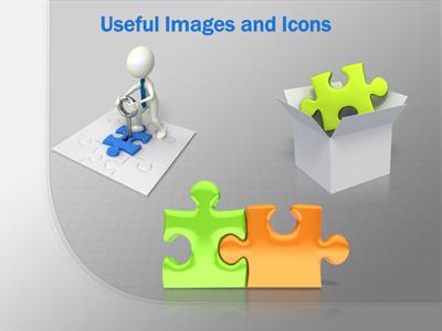 Slide 3 layout from the Puzzle Piece Pie Chart presentation deck.
