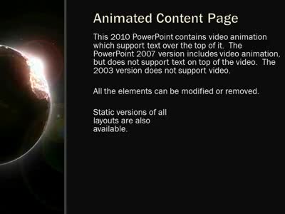 Slide 2 layout from the Eclipsed Earth presentation deck.