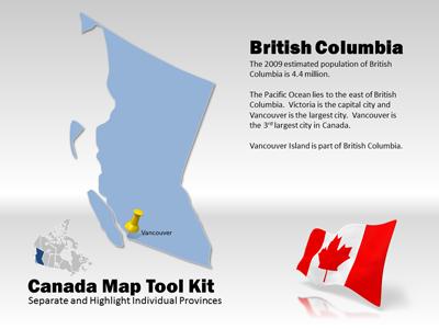 Slide 4 layout from the Canada Map Tool Kit presentation deck.