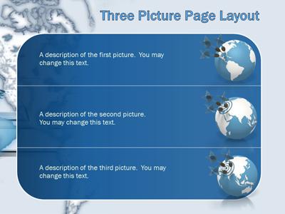 Slide 3 layout preview from the World Map And Globes deck.
