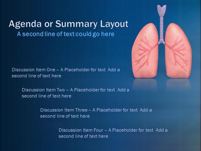 Slide 3 layout from the Vital Organ Lungs  presentation deck.