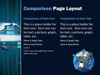 Slide 3 layout preview from the Earth Squares deck.