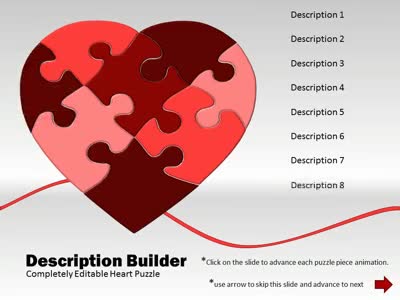 Slide 3 layout from the Heart Puzzle Piece Tool Kit presentation deck.