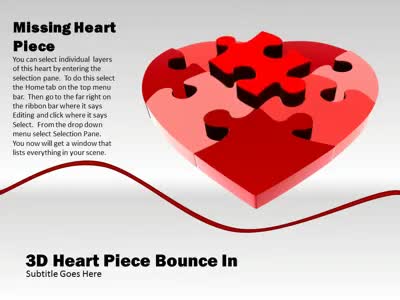 Slide 4 layout from the Heart Puzzle Piece Tool Kit presentation deck.
