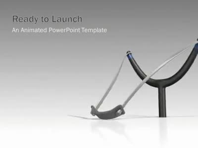 Ready To Launch PowerPoint Template layout preview.