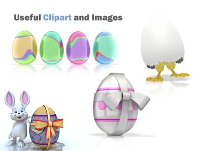Slide 3 layout from the Funny Easter Bunny presentation deck.