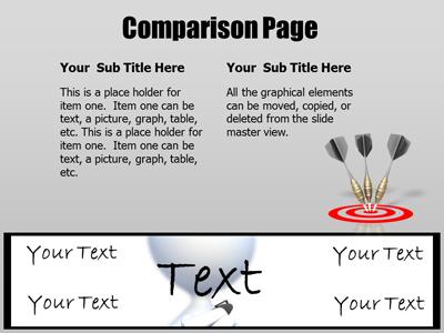 Slide 3 layout from the Write Text Customizable presentation deck.