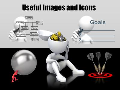 Slide 4 layout from the Write Text Customizable presentation deck.