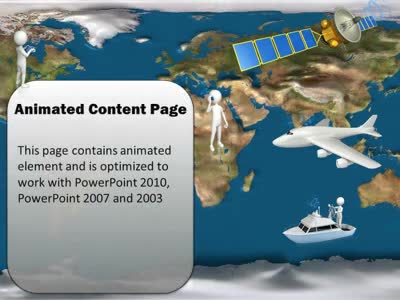 Slide 3 layout from the World Communication presentation deck.