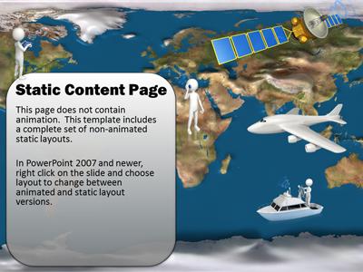 Slide 4 layout from the World Communication presentation deck.