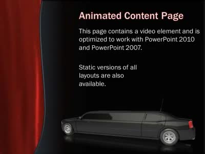 Slide 3 layout from the Elegant Night Out presentation deck.