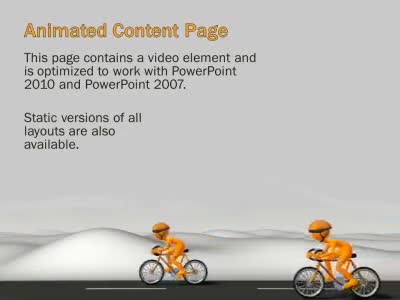 Slide 2 layout from the Street Cyclist Racers presentation deck.