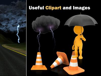 Slide 4 layout from the Stormy Road Ahead presentation deck.