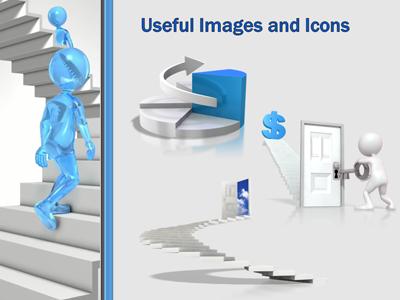Slide 3 layout from the Stick Figures Walking Stairways presentation deck.