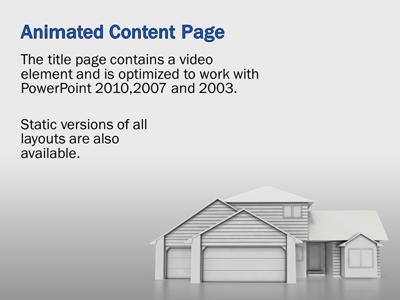 Slide 2 layout from the Housing Real Estate presentation deck.
