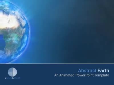 Abstract Earth PowerPoint Template layout preview.