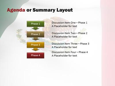 Slide 3 layout from the Mexico Flag Wave presentation deck.