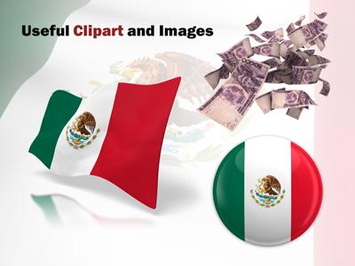 Slide 4 layout from the Mexico Flag Wave presentation deck.