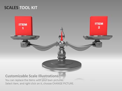 Scale Tool Kit PowerPoint Template layout preview.