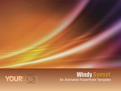 Slide 3 layout from the Windy Sunset presentation deck.